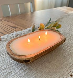 Bol décoratif en bois massif ignifuge |   Qualité artisanale |   Vente en gros - Product Image 1