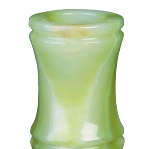 Jarrón de Mesa de Mármol Ónix Natural Hecho a Mano de Lujo Europeo, Diseño Multitono de Alta Calidad, Decoración Elegante para el Hogar, Artesanía Floral - Product Image 2