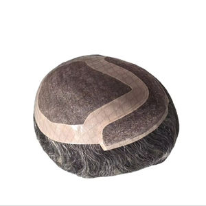 Peluca de Cabello Humano Taz Hair BD, Ondulado, Prótesis Capilar, 100% Cabello Remy Chino, con Frente de Encaje y Base Mono - Product Image 5