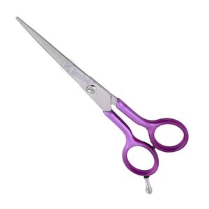 Ciseaux de coupe de cheveux professionnels à manche violet en gros Ciseaux de salon de coiffure en acier inoxydable tranchants pour coiffeurs - Product Image 4