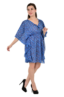 Robe Kaftan Imprimée Bohème Décontractée pour Femme 2026 – Idéale pour les Vacances d'Été, la Plage, les Voyages, les Fêtes, Grande Taille, Maternité, Facile à Porter
