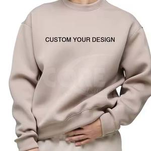 Suéter de talla grande personalizable, sudadera lisa, nueva moda, holgada, transpirable, para hombre, invierno, diseño sin costuras, venta al por mayor - Product Image 1