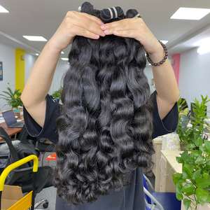 Extensiones de cabello vietnamita crudo de grado 12A, pelucas de cabello humano completo de encaje ondulado y húmedo de onda suelta, Frontal de encaje HD para mujeres negras - Product Image 1