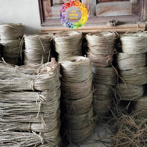 Corde en herbe de mer naturelle à deux plis, résistante aux intempéries, écologique, tressée à la main, pour la décoration de la maison et les matériaux de meubles décoratifs - Product Image 1