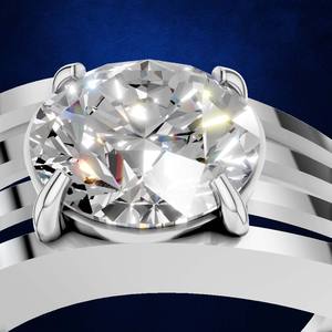 Bague de fiançailles et de mariage en or massif 14K/18K avec moissanite VVS D pour homme et femme, cadeau d'anniversaire, bijoux fins pour fête - Product Image 4