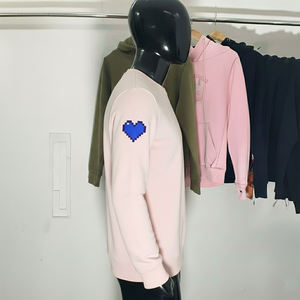 Sudadera de Forro Polar Personalizada con Logotipo, Talla Asiática, 300g, Promocional para Equipos, Manga Larga, Mezcla de Algodón, Cuello Redondo, para Hombre - Product Image 4