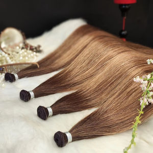 2025 vente chaude qualité supérieure 100% extensions de cheveux humains vierges vietnamiens cuticule complète pour la trame de génie prix de gros - Product Image 1