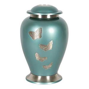 Aluminum Urns Cremation Urns for Adult Human Ashes Hot Selling Metal Urns at Wholesale Price from India Premium <b>Texture</b> Quality - Product Image 4