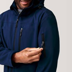 Chaqueta Softshell impermeable para hombre: ligera, resistente al viento e ideal para aventuras al aire libre en todas las condiciones climáticas - Product Image 4