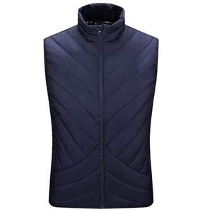 Automne hiver hommes Sport Style gilet épais chaud sans manches vêtements d'extérieur à capuche manteau décontracté gilet Polyester tissu usage extérieur - Product Image 5