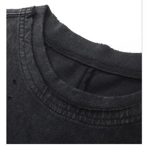 เสื้อยืดผู้ชายทรงโอเวอร์ไซส์ รุ่นใหม่ล่าสุด ปี 2026 ผ้าคอตตอน 100% หนัก 250gsm สไตล์วินเทจ ลุคทำสีเอซิด  แบบดิสเทรส - Product Image 3