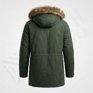 Veste parka pour homme fabriquée par le fabricant, tenue de qualité supérieure à manches longues, vêtements de rue tendance, vêtements thermiques chauds coupe-vent isolés - Product Image 2