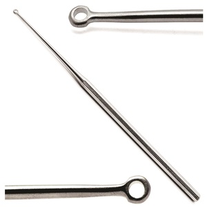 Los mejores instrumentos quirúrgicos aprobados por CE ISO, curetas de oreja Buck de acero inoxidable, productos de cirugía ENT romos, maquinaria alimentada - Product Image 2