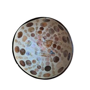 Tazón de cáscara de coco de estilo bohemio ecológico 100% MOQ bajo natural logotipo personalizado artesanía pulida de Thanh Cong - Product Image 1