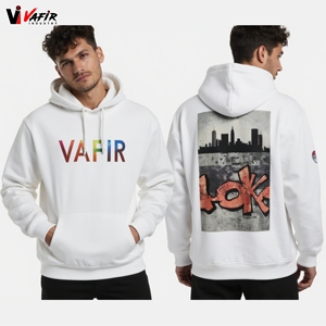 Sudaderas con Capucha de Invierno de Algodón de Alta Calidad con Logotipo Personalizado, Forro Polar Grueso, Transpirable, de Secado Rápido, con Bolsillo, Personalizadas, Lisas, Extra Grandes - Product Image 5