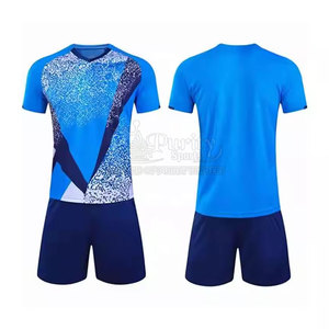 ชุด2025ฟุตบอลสำหรับผู้ชายชุดเสื้อฟุตบอล100% โพลีเอสเตอร์ออกแบบได้ตามต้องการ - Product Image 1