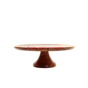 Vente en gros de présentoir à gâteau élégant en bois d'acacia pour fête de mariage, table à dessert, piédestal de présentation - Product Image 5