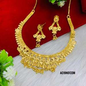New Design Gold Plated Necklace Set - Product Image 2