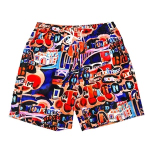 Pantalones Cortos Deportivos de Malla para Hombre, Talla Grande, Estilo Casual de Verano, Cintura Elástica, Tejido de Punto, Diseño Personalizable por Sublimación, Secado Rápido - Product Image 2