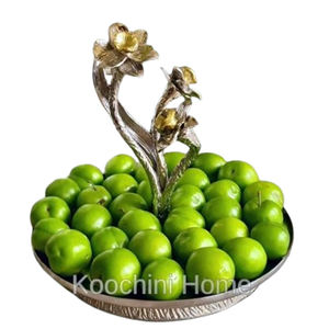 Juego de 3 soportes para pasteles de diseño de forma redonda chapados en oro, soporte para pasteles de lujo de 1 2 3 niveles de calidad exclusiva de Metal de aluminio - Product Image 3