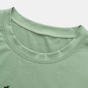 Adult Size <b>100</b>% Cotton <b>Polyester</b> T-<b>Shirt</b> Breathable Short Sleeve T-<b>Shirt</b> Top Quality Summer T-<b>Shirt</b> - Product Image 3