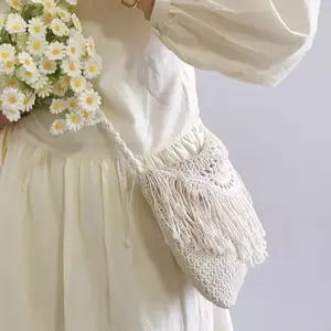 Meilleures ventes de sacs à main en crochet faits à la main pour femmes de qualité supérieure 100% coton cordon fermeture à glissière prix de gros de l'Inde - Product Image 4