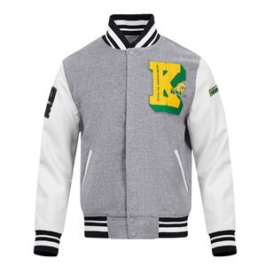 เสื้อแจ็คเก็ตมหาวิทยาลัย Kentucky ปรับแต่งได้สำหรับผู้ชายปกตั้งขนาดพลัสไซส์ฤดูหนาวขนกระต่ายขนแกะระบายอากาศได้ดี - Product Image 1