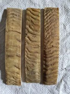 แผ่นเขาแกะธรรมชาติทำด้วยมือพร้อมแผ่นฮอร์นสำหรับมือจับประตูห้องครัวจากอินเดียอาเกตขายส่ง - Product Image 3