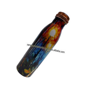 Bouteille d'eau en cuivre imprimé disponible Conceptions modernes Différents types de bouteilles de haute qualité dans le prix de vente entier - Product Image 2