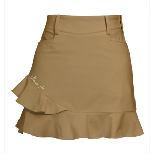 Jupe de golf élégante et respirante 100 % polyester pour femme Handee avec fermeture boutonnée – Accessoire vestimentaire stylé - Product Image 3