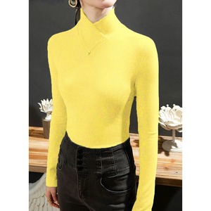 Talla grande, algodón/fibra de bambú moda personalizada Y2k bebé camisetas Tops mujeres sólido recortado Vintage Crop Top camisetas para mujeres - Product Image 3