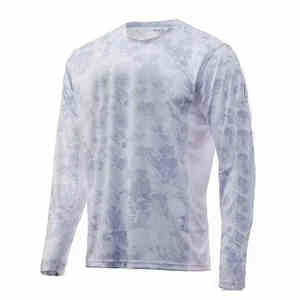 ODM เสื้อยืดแขนยาวผ้าไหมน้ำแข็งป้องกันแสงแดดแห้งเร็ว UPF50 - Product Image 4