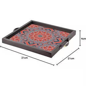 Plateau de service en bois, écologique, taille personnalisée, fête, mariage, décoration de la maison, cuisine, plateaux faits à la main - Product Image 4