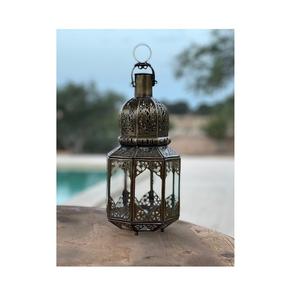 Linterna de vela de acero inoxidable para decoraciones decorativas para el hogar, linterna de metal en portavelas, linterna de metal para boda - Product Image 2