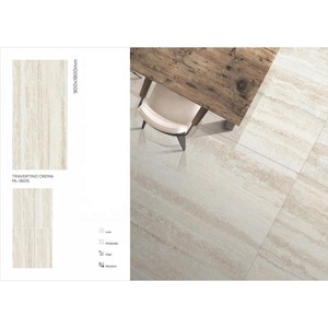 90x180cm Porcelain Slab Tiles Marfil Beige Glossy 9mm for Floor and <b>Wall</b> 3x6ft - Product Image 5