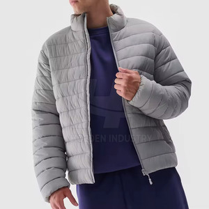 Veste matelassée en coton pour homme, style élégant, veste matelassée en coton prête pour l'hiver - Product Image 4