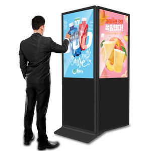 4K inteligente IR PCAP táctil de doble cara WiFi sistema Linux interior señalización digital quiosco tótem publicidad - Product Image 1