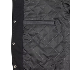 Chaqueta Universitaria de Invierno de Marca Propia para Hombre, Personalizada, Parte Delantera Sólida, No Tejida, de Secado Rápido, Resistente al Viento, Transpirable, Talla Grande, Alta Calidad - Product Image 3
