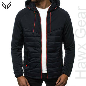 Veste rembourrée professionnelle pour hommes Slim Fit pour l'hiver Utilisation extérieure Tissu de toile personnalisable - Product Image 6
