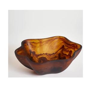 Modern Resin <b>Decorative</b> Bowl Handmade Glossy Artistic Finish Eco-Friendly Lightweight for <b>Table</b> Centerpiece Fruit Serving <b>Party</b> - Product Image 1