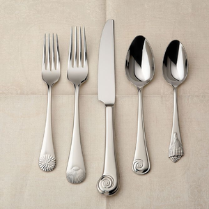 Ensemble de couverts en métal minimaliste Couverts de créateur pour des événements de mariage écologiques et des cadeaux d'affaires Caractéristiques durables - Product Image 3