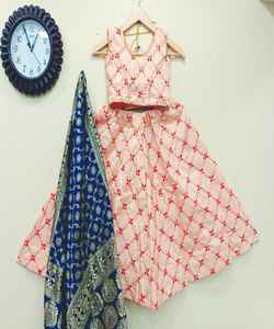 Recién llegado, último bebé Lehenga Choli listo para usar, Festival, precio especial al por mayor, multicolor en Ropa Étnica étnica - Product Image 5