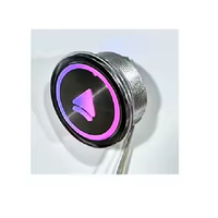 Boutons poussoirs d'ascenseur rétroéclairés par LED en acier inoxydable de haute qualité au design traditionnel pour hôpitaux, hôtels et appartements ; COP LOP