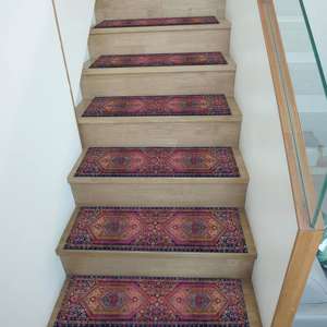 พรมพิมพ์ลายวินเทจ - สไตล์ตุรกี, แบบชนบท, ทำด้วยมือ, ทนทาน, นุ่ม, สีสันสดใส, พรมปูพื้น - Product Image 3