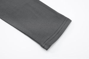 2025เสื้อครอปสตรีแบบลำลอง100% เอวสูงเข้ารูปผ้าฝ้ายยืดได้แขนสั้นสไตล์สาวอเมริกัน - Product Image 3