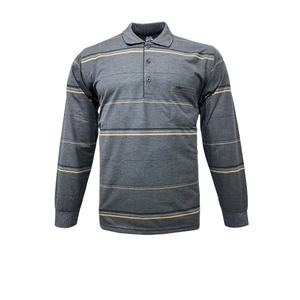 Camiseta de Manga Larga a Rayas para Hombre, Hecha de Tela Suave y Cómoda 30/1, Ropa Casual para Hombre - Product Image 6