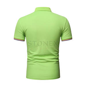 Meilleure arrivée 2023 hommes pour Polo T-Shirts dernière conception Top vente personnalisé décontracté solide motif grande taille respirant hauts - Product Image 3