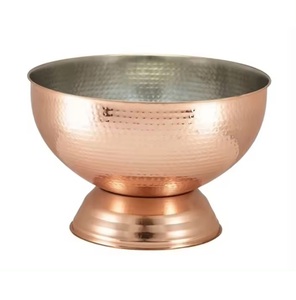 Latest Decorative Stainless Steel Cylindrical <b>Ice</b> <b>Bucket</b> with <b>Silver</b> Blue Plating Barware <b>Ice</b> Container Wine Cooler - Product Image 3
