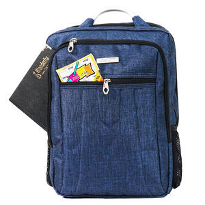 Sac à dos pour ordinateur portable en polyester imperméable unisexe, mode, bandoulière souple, fermeture éclair, service OEM personnalisé, pratique pour ordinateur portable - Product Image 5