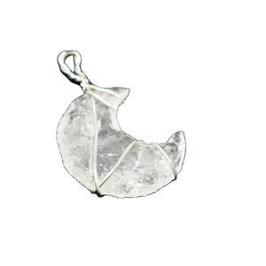 Colgante de piedras de cristal Natural, colgante de alambre dorado con inicio obsidiana negra grande - Product Image 6